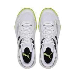 Puma Tennisschuhe Solarcourt RCT Allcourt Weiss/lime Herren -TENNISTOWN Verkäufe Puma Schuhe Solarcourt Rct Weiss 7 924x924 1