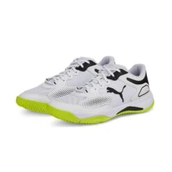 Puma Tennisschuhe Solarcourt RCT Allcourt Weiss/lime Herren