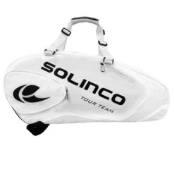 Solinco Racketbag Tour Team Whiteout (Schlägertasche, 2 Hauptfächer, Thermofach) Weiss 6er -TENNISTOWN Verkäufe SOL 6pk Bag Whiteout Tasche203 1200x1200 1