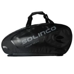 Solinco Racketbag Tour Team Blackout (Schlägertasche, 3 Hauptfächer, Thermofach, Schuhfach) Schwarz 15er -TENNISTOWN Verkäufe SOL YJ 15pk Bag Blackout Tasche204 1200x1200 1