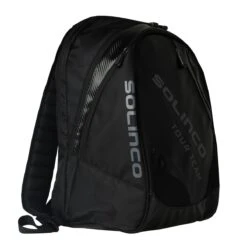Solinco Rucksack Tour Team Blackout (Hauptfach, Schlägerfach) Schwarz -TENNISTOWN Verkäufe SOL YJ Backpack Blackout Rucksack203 1200x1200 1