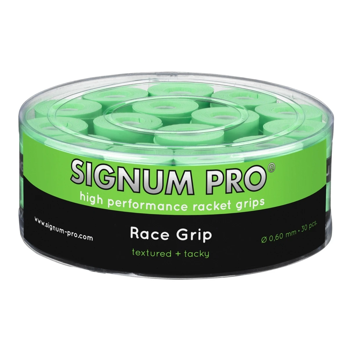Signum Pro Overgrip Race 0.6mm Limegrün 30er Box 3 Signum Pro Overgrip Race 0.6mm Limegrün 30er Box
