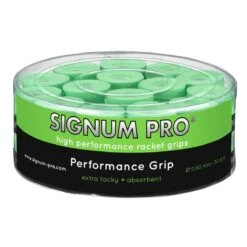 Signum Pro Overgrip Performance 0.6mm Limegrün 30er Box