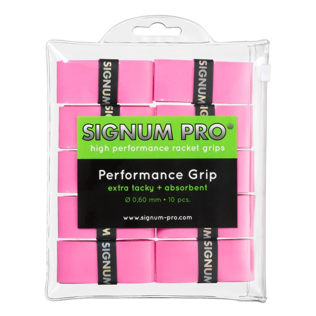 Signum Pro Overgrip Performance 0.6mm Pink 10er Clip-Beutel 3 Signum Pro Overgrip Performance 0.6mm Pink 10er Clip-Beutel