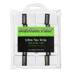 Signum Pro Overgrip Ultra Tac 0.70mm Weiss 10er Clip-Beutel