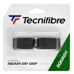 Tecnifibre Basisband Squash Dry Grip (trockenes Griffgefühl) Schwarz - 1 Stück