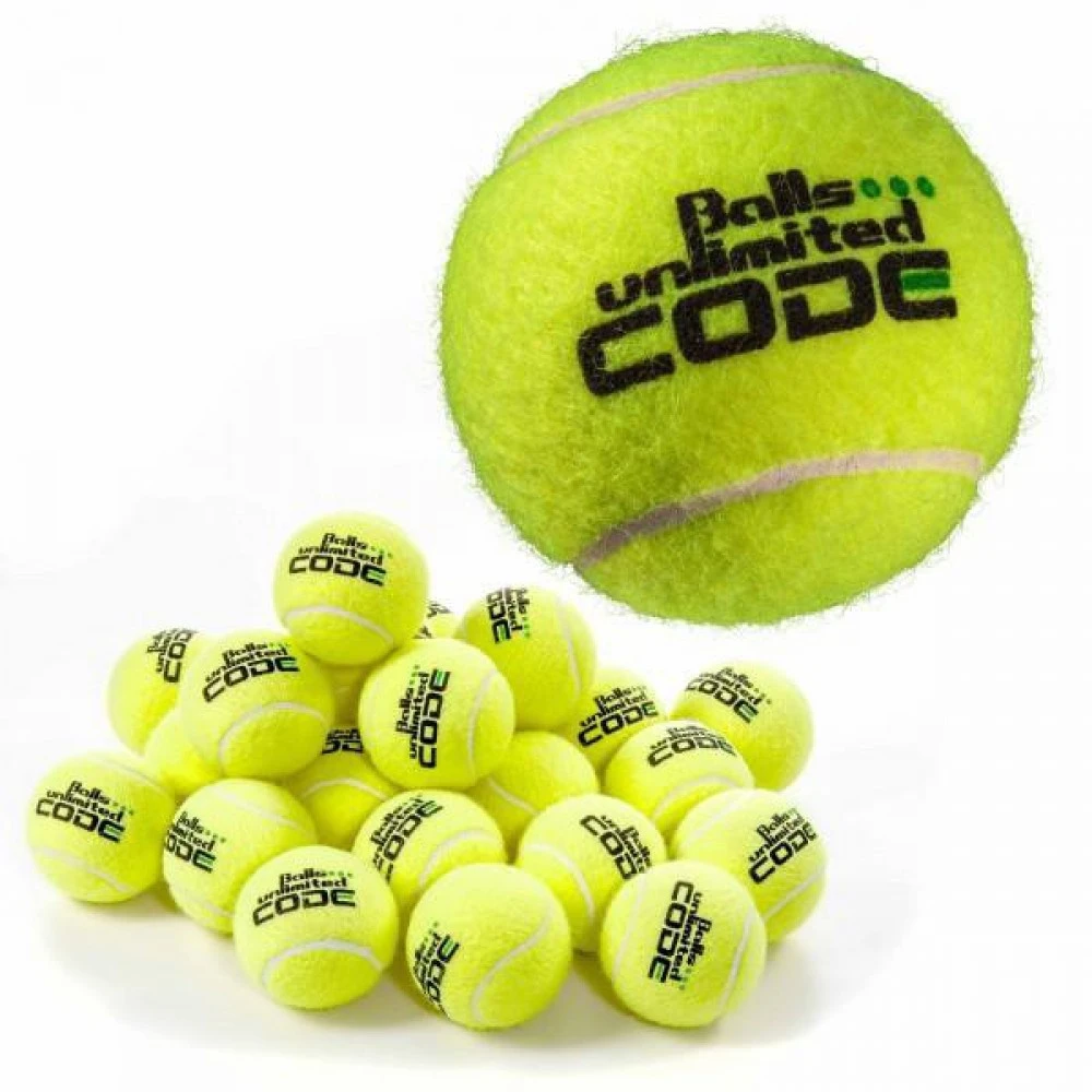 Balls Unlimited Tennisbälle Code Green (drucklos) Gelb 60er Beutel 3 Balls Unlimited Tennisbälle Code Green (drucklos) Gelb 60er Beutel