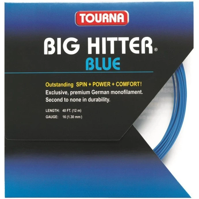 Besaitung Mit Tourna Big Hitter Blue 3 Besaitung Mit Tourna Big Hitter Blue