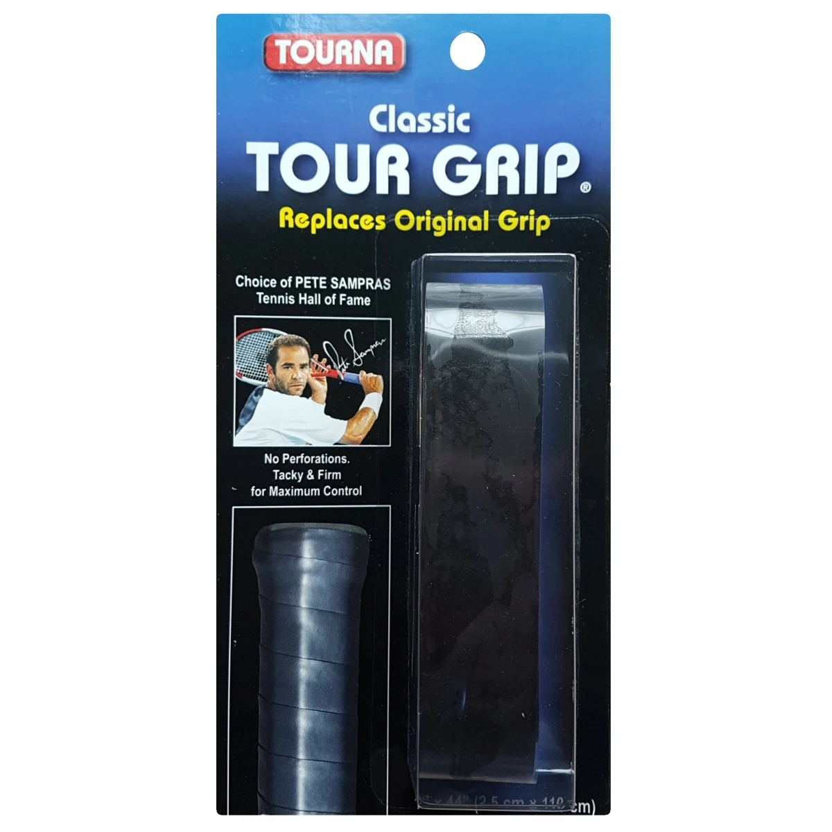 Tourna Basisband Classic Tour 1.8mm Schwarz - 1 Stück 3 Tourna Basisband Classic Tour 1.8mm Schwarz - 1 Stück