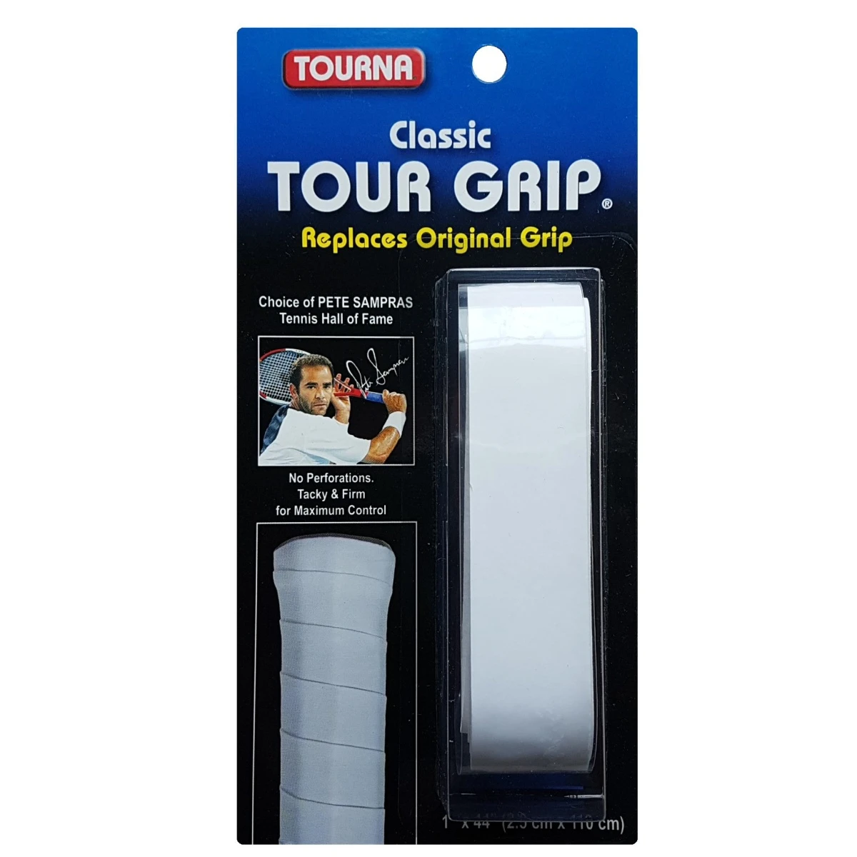Tourna Basisband Classic Tour 1.8mm Weiss - 1 Stück 3 Tourna Basisband Classic Tour 1.8mm Weiss - 1 Stück