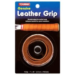 Tourna Basisband Genuine Leder 1.5mm (direkter Feel/glatt) Braun - 1 Stück