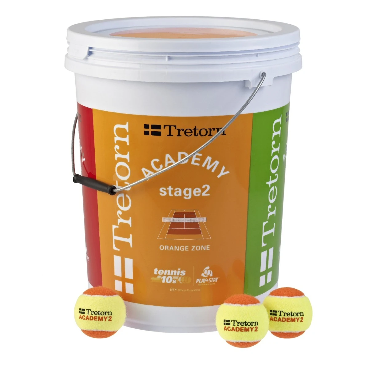 Tretorn Methodikbälle Academy Stage 2 Orange Gelb/orange 72er Im Eimer 3 Tretorn Methodikbälle Academy Stage 2 Orange Gelb/orange 72er Im Eimer