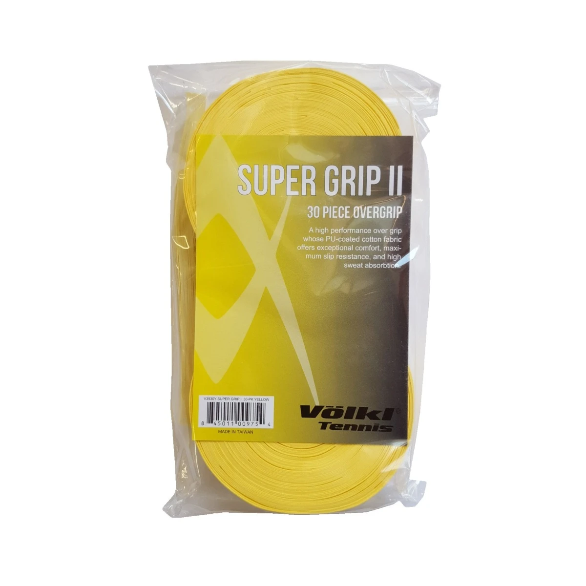 Völkl Super Grip II Overgrip 30er Gelb 3 Völkl Super Grip II Overgrip 30er Gelb