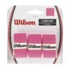 Wilson Overgrip Pro 0.6mm (Komfort/glatt/leicht Haftend) Pink 3er -TENNISTOWN Verkäufe WRZ4014PK Pro Overgrip Pink 878x878 1
