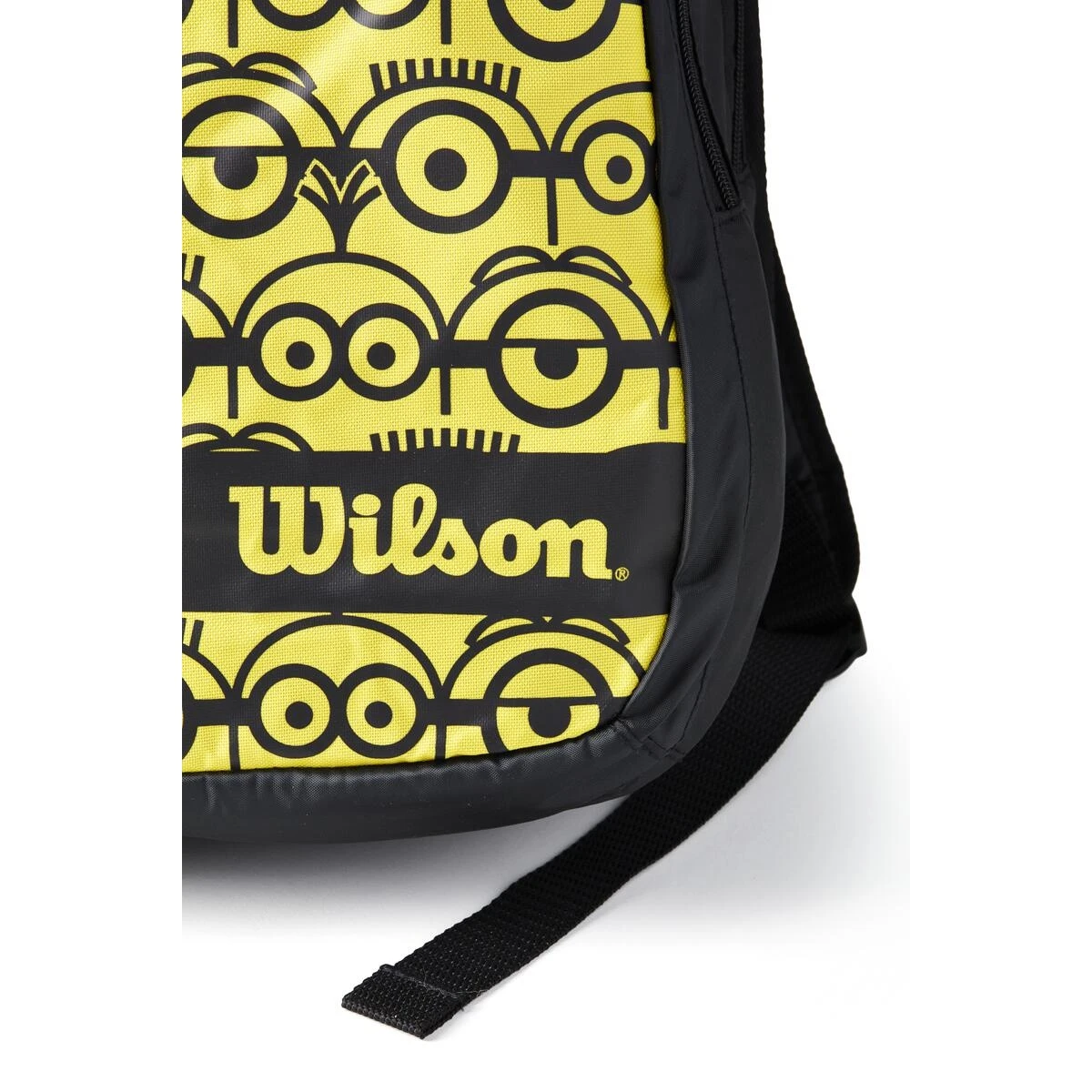 Wilson Tennis-Rucksack Youth Minions (Hauptfach, Schlägerfach) Schwarz/gelb 4 Wilson Tennis-Rucksack Youth Minions (Hauptfach, Schlägerfach) Schwarz/gelb – Bild 2