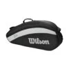 Wilson Tennis-Racketbag Roger Federer Team (Schlägertasche, 1 Hauptfach) Schwarz/grau 3er -TENNISTOWN Verkäufe Wilson WR8005801 RF TEAM 3PK Tasche201 1200x1200 1
