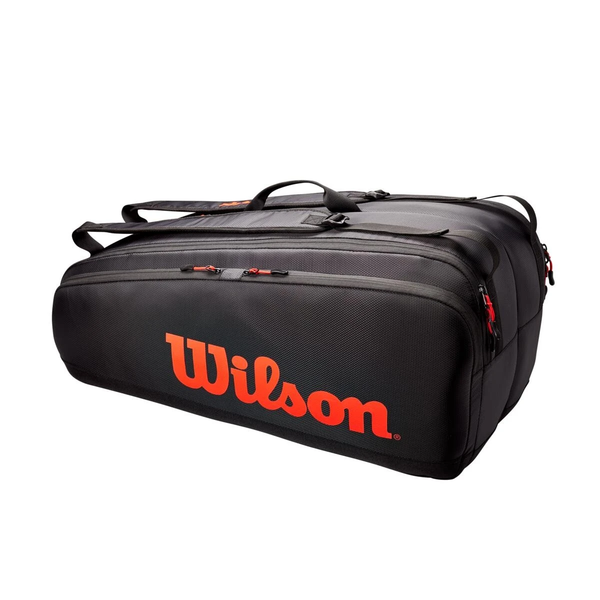 Wilson Tennis-Racketbag Tour (Schlägertasche, 2 Hauptfächer) Schwarz 12er 3 Wilson Tennis-Racketbag Tour (Schlägertasche, 2 Hauptfächer) Schwarz 12er