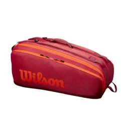 Wilson Tennis-Racketbag Tour (Schlägertasche, 2 Hauptfächer) Rot 12er -TENNISTOWN Verkäufe Wilson WR8011202 2 TOUR 12PK202 1200x1200 1