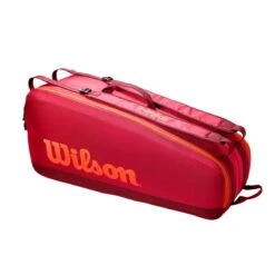 Wilson Tennis-Racketbag Tour (Schlägertasche, 2 Hauptfächer) Rot 6er -TENNISTOWN Verkäufe Wilson WR8011302 2 TOUR 6PK203 1200x1200 1