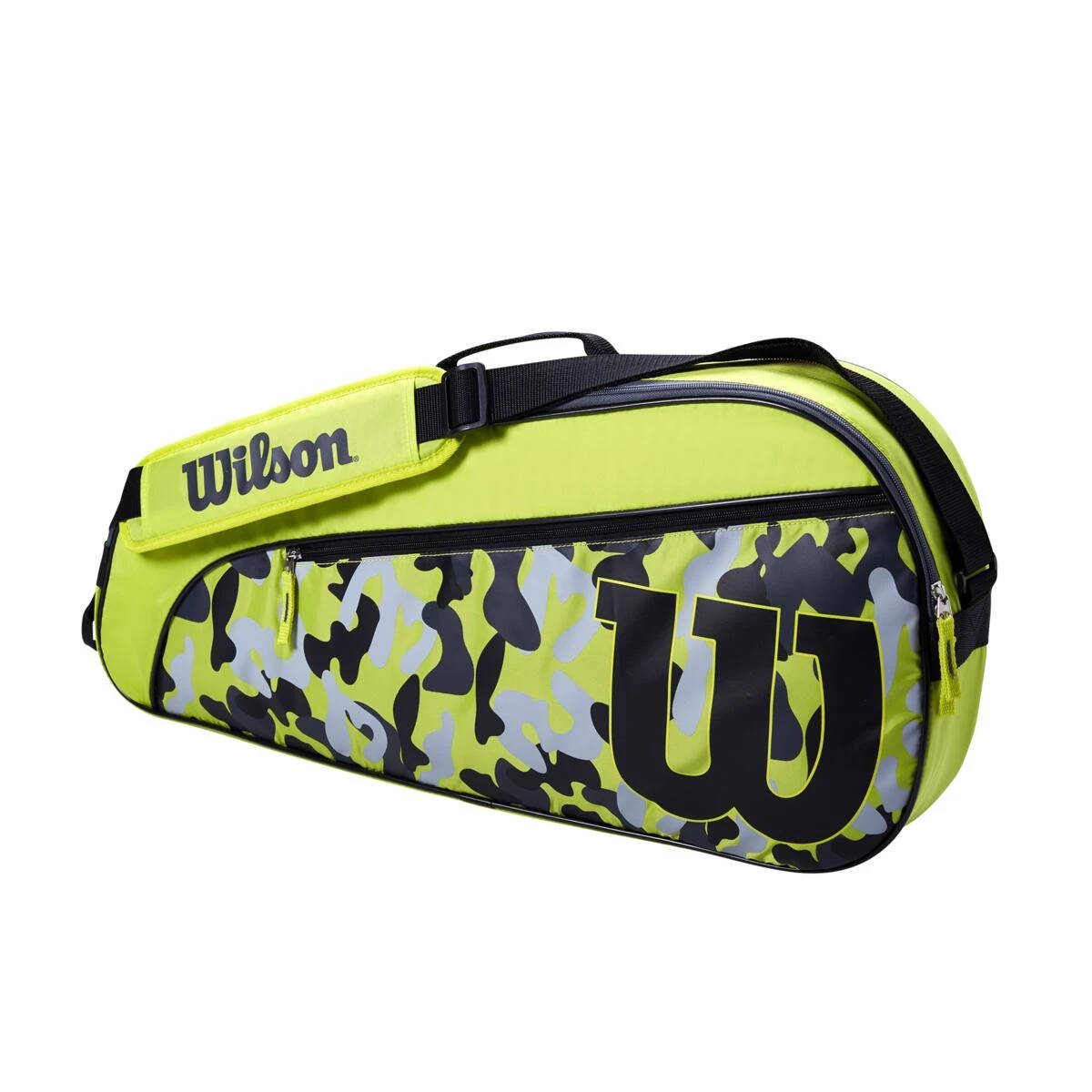 Wilson Tennis-Racketbag Team Junior (Schlägertasche, 1 Hauptfach) Limegrün 3er 3 Wilson Tennis-Racketbag Team Junior (Schlägertasche, 1 Hauptfach) Limegrün 3er