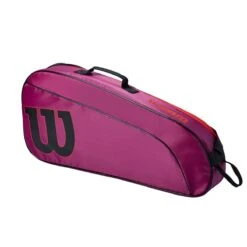 Wilson Kinder-Racketbag Team JR (Schlägertasche, 1 Hauptfach) Violett 3er -TENNISTOWN Verkäufe Wilson WR8017803 Junior 3PK PU RD Tasche201 1200x1200 1