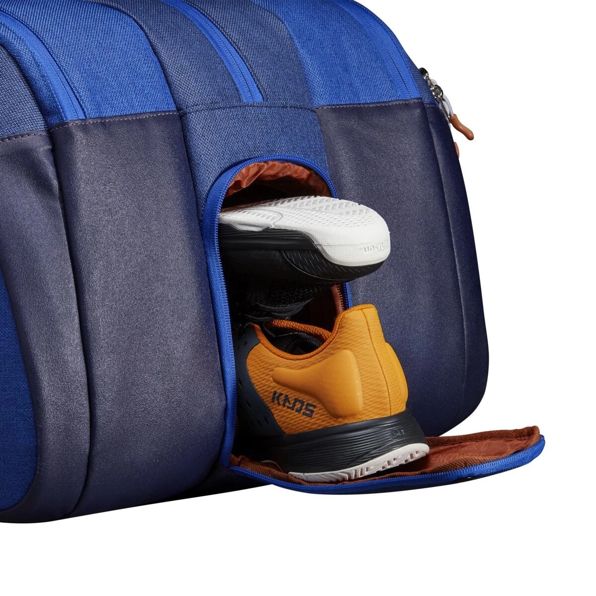 Wilson Tennis-Racketbag Super Tour Roland Garros (Schlägertasche, 3 Hauptfächer) Navyblau 15er 12 Wilson Tennis-Racketbag Super Tour Roland Garros (Schlägertasche, 3 Hauptfächer) Navyblau 15er – Bild 10