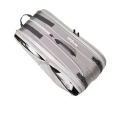 Wilson Tennis-Racketbag Tour (Schlägertasche, 2 Hauptfächer) 2023 Steingrau 12er -TENNISTOWN Verkäufe Wilson WR8022001 Tour 12PK Schlaegertasche206 1200x1200 1