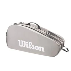Wilson Tennis-Racketbag Tour (Schlägertasche, 2 Hauptfächer) 2023 Grau 6er 11 Wilson Tennis-Racketbag Tour (Schlägertasche, 2 Hauptfächer) 2023 Grau 6er -TENNISTOWN Verkäufe Wilson WR8022101 Tour 6PK Tasche202 1200x1200 1