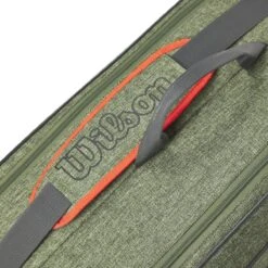 Wilson Tennis-Racketbag (Schlägertasche, 2 Hauptfächer) Team 2023 Dunkelgrün 6er -TENNISTOWN Verkäufe Wilson WR8022701 Team 6PK Heather tasche205 1200x1200 1