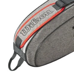 Wilson Tennis-Racketbag (Schlägertasche, 1 Hauptfach) Team 2023 Grau 3er -TENNISTOWN Verkäufe Wilson WR8022801 Team 3PK HeatherGrey Tasche204 1200x1200 1
