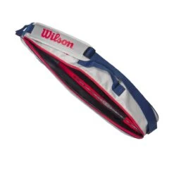 Wilson Tennis-Racketbag Kinder/Junior (Schlägertasche, 1 Hauptfach) 2023 Grau 3er -TENNISTOWN Verkäufe Wilson WR8023901 3PK Tasche206 1200x1200 1