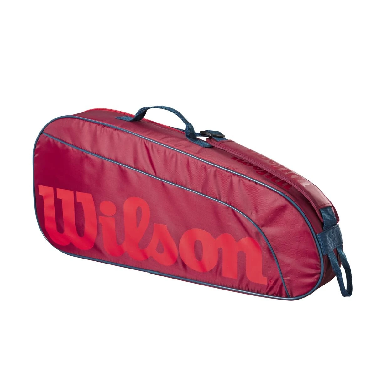 Wilson Tennis-Racketbag Kinder/Junior (Schlägertasche, 1 Hauptfach) 2023 Rot 3er 4 Wilson Tennis-Racketbag Kinder/Junior (Schlägertasche, 1 Hauptfach) 2023 Rot 3er – Bild 2