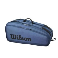 Wilson Tennis-Racketbag Ultra Tour (Schlägertasche, 2 Hauptfächer) 2023 Blau 12er -TENNISTOWN Verkäufe Wilson WR8024001 Tour Ultra 12PK Tasche202 1200x1200 1
