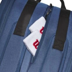 Wilson Tennis-Racketbag Ultra Tour (Schlägertasche, 2 Hauptfächer) 2023 Blau 12er -TENNISTOWN Verkäufe Wilson WR8024001 Tour Ultra 12PK Tasche206 1200x1200 1