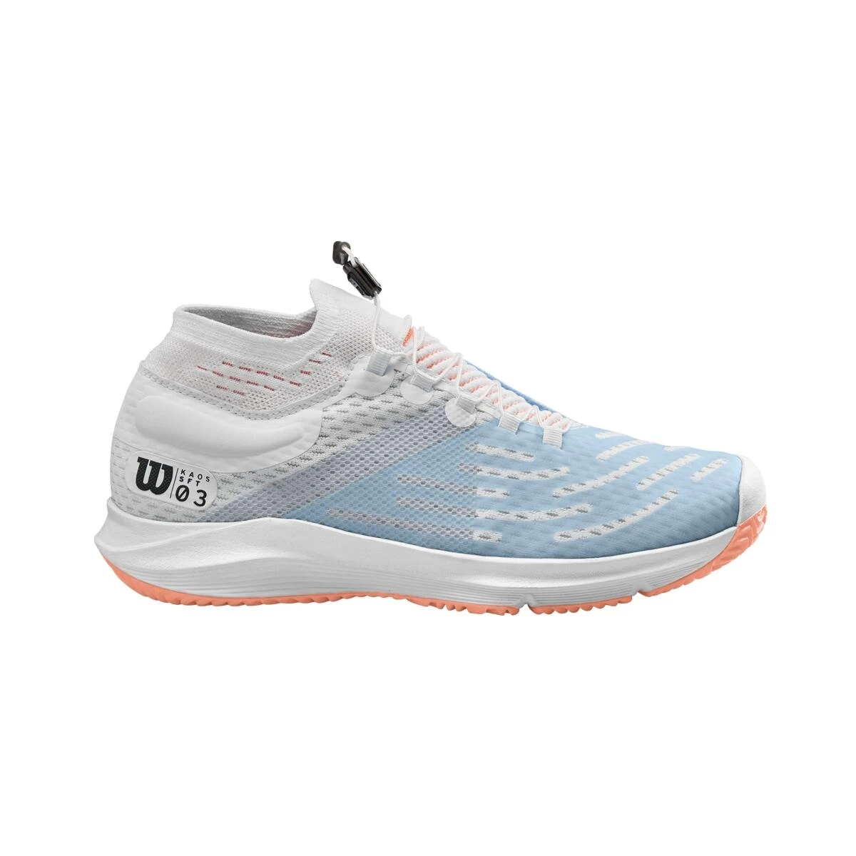 Wilson Tennisschuhe Kaos Symbiofit 3.0 Allcourt Weiss/blau Damen 4 Wilson Tennisschuhe Kaos Symbiofit 3.0 Allcourt Weiss/blau Damen – Bild 2