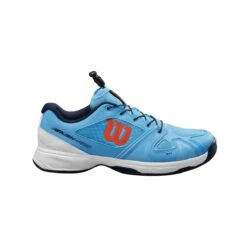 Wilson Tennisschuhe Rush Pro QL (Quicklace) Allcourt Blau Kinder -TENNISTOWN Verkäufe Wilson WRS326240 0 Rush Pro QL AC JR201 1200x1200 1