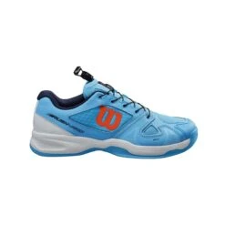 Wilson Tennisschuhe Rush Pro QL Indoor/Carpet/Teppich Hellblau Kinder -TENNISTOWN Verkäufe Wilson WRS326260 2 Rush Pro QL AC JR Carpet Tennisschuh202 1200x1200 1
