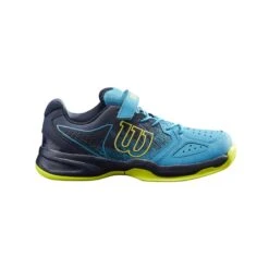 Wilson Tennisschuhe Kaos Klett Allcourt Blau Kleinkinder -TENNISTOWN Verkäufe Wilson WRS327940 Kaos K BarrierReef Schuh202 1200x1200 1