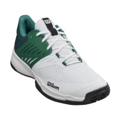 Wilson Tennisschuhe Kaos Devo 2.0 Allcourt (Stabil) 2023 Weiss/grün Herren