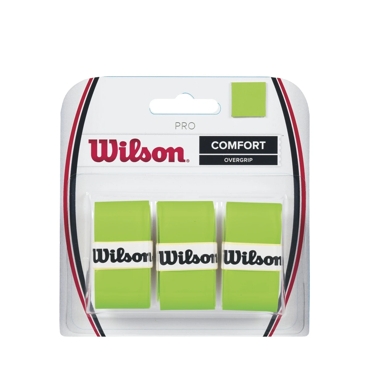 Wilson Overgrip Pro 0.6mm (Komfort/glatt/leicht Haftend) Grün 3er 3 Wilson Overgrip Pro 0.6mm (Komfort/glatt/leicht Haftend) Grün 3er