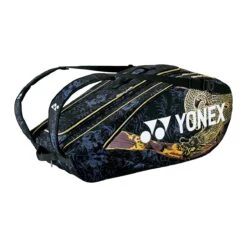 Yonex Racketbag Pro Racquet Osaka (Schlägertasche, 3 Hauptfächer, Therrmofach) Gold/violett 9er