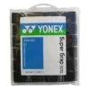 Yonex Overgrip Super Grap 0.6mm (Komfort/glatt/leicht Haftend) Schwarz 12er Clip-Beutel -TENNISTOWN Verkäufe Yonex Supergrap 12er schwarz 1200x1200 1