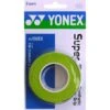 Yonex Overgrip Super Grap 0.6mm (Komfort/glatt/leicht Haftend) Citrusgrün 3er -TENNISTOWN Verkäufe Yonex Supergrip gruen 1200x1200 1