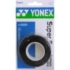 Yonex Overgrip Super Grap 0.6mm (Komfort/glatt/leicht Haftend) Schwarz 3er -TENNISTOWN Verkäufe Yonex Supergrip schwarz 1200x1200 1