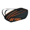 Yonex Racketbag Team Raquet 2023 (Schlägertasche, 2 Hauptfächer) Schwarz/orange 6er -TENNISTOWN Verkäufe Yonex TEAM RAQUET Bag BA42326 BKOR 1200x1200 1