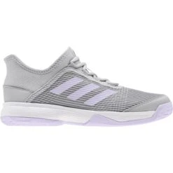 ADIDAS PERFORMANCE Adidas Tennisschuhe Adizero Club Allcourt Grau/flieder Mädchen