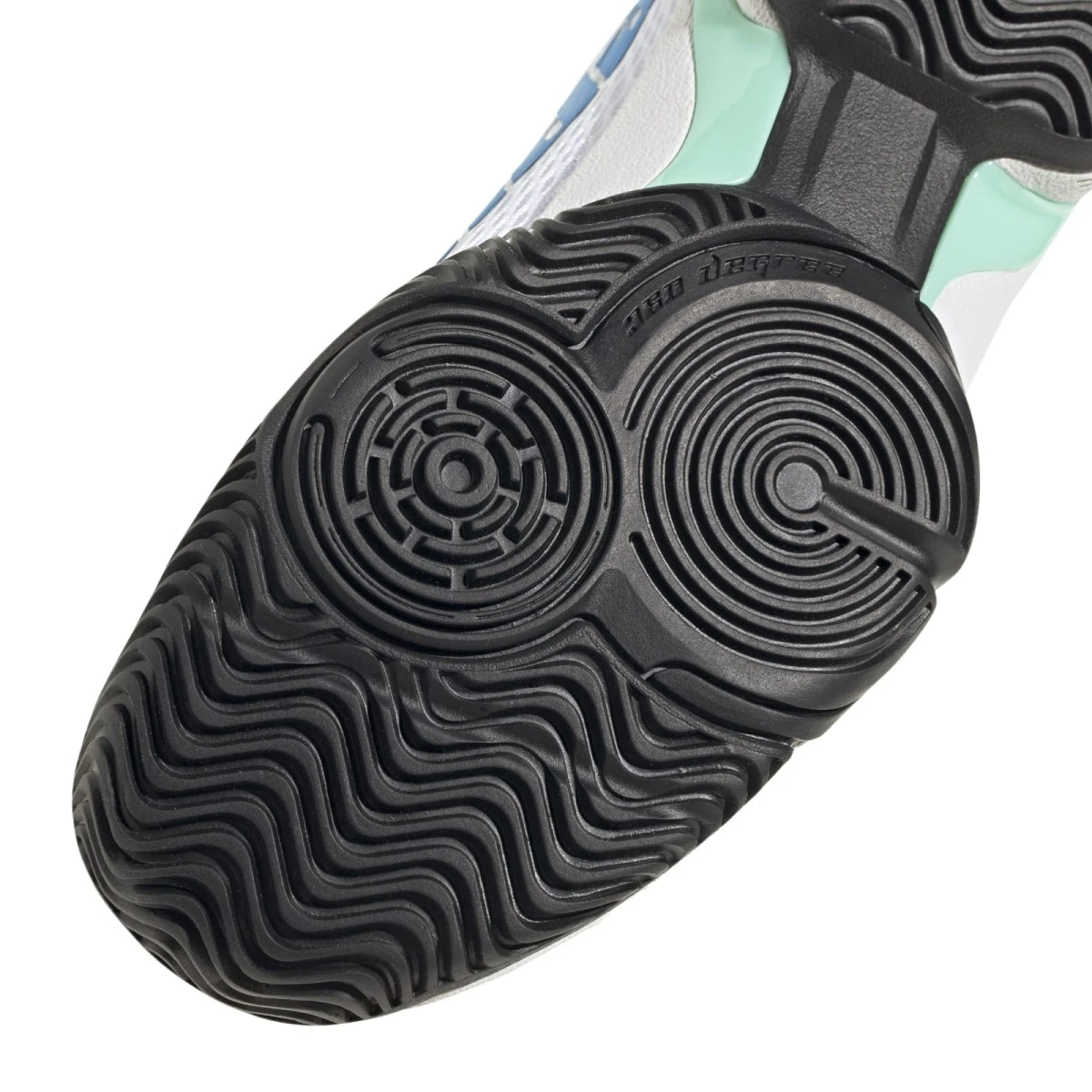 ADIDAS PERFORMANCE Adidas Tennisschuhe Barricade Allcourt Weiss/blau Kinder 4 ADIDAS PERFORMANCE Adidas Tennisschuhe Barricade Allcourt Weiss/blau Kinder – Bild 2