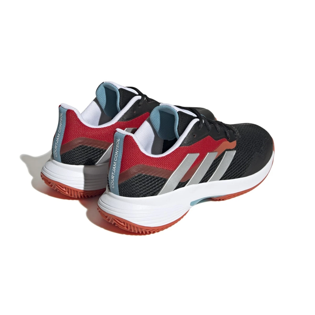 ADIDAS PERFORMANCE Adidas Tennisschuhe CourtJam Control Clay/Sandplatz 2023 Schwarz/weiss/rot Herren 8 ADIDAS PERFORMANCE Adidas Tennisschuhe CourtJam Control Clay/Sandplatz 2023 Schwarz/weiss/rot Herren – Bild 6