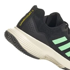 ADIDAS PERFORMANCE Adidas Tennisschuhe GameCourt 2 Allcourt Schwarz/grün Herren -TENNISTOWN Verkäufe adidas HR0755 GameCourt 2 Tennisschuh208 1200x1200 1