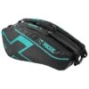 Pacific Racketbag (Schlägertasche) X Tour 2XL Schwarz/petrol 12er - 3 Hauptfächer (Thermofach) -TENNISTOWN Verkäufe pc 7143 00 35 racketbag 1 700x700 1